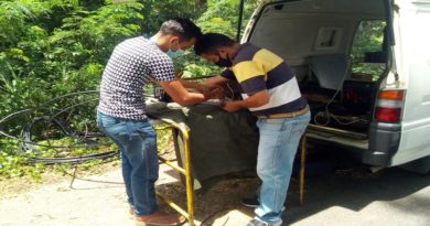 Cantv sustituye más de 200 metros de fibra óptica para restablecer telecomunicaciones en Trujillo