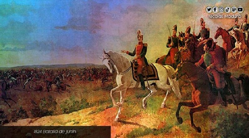 Presidente Maduro conmemora 197 años de la liberación de Perú del yugo español en la Batalla de Junín