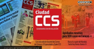 Presidente Maduro felicita al diario Ciudad Caracas en su aniversario número 12