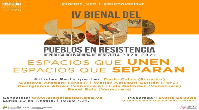 Realizarán conversatorio "Espacios que unen. Espacios que separan" este 30AGO
