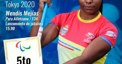 Wendis Mejías conquista el sexto Diploma Paralímpico para Venezuela