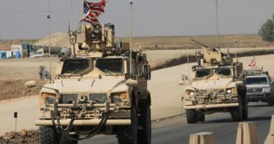 Un convoy de vehículos estadounidenses, dirigida desde Siria a Irak, en la región de Dohuk, Irak, 21 de octubre de 2019. (Foto: Reuters)