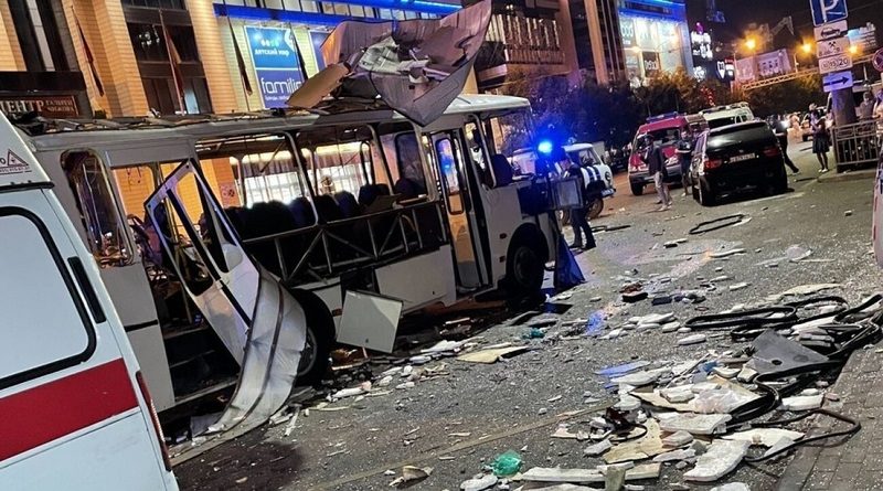 Explosion de un autobus en Rusia