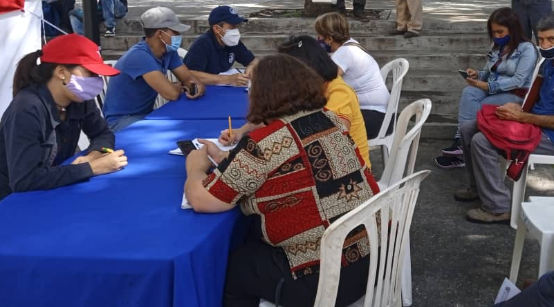 Ivss realiza jornada de afiliación en la Plaza El Venezolano en Caracas