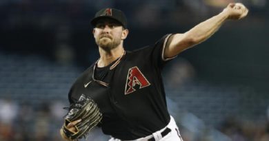 Tyler Gilbert lanzó no hit no run ante los Padres en su primera apertura en las Grandes Ligas