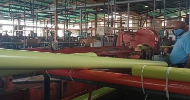 Uraplast garantiza la producción de más de 20 toneladas de tuberías PVC al mes