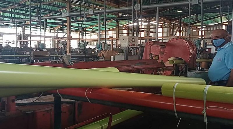 Uraplast garantiza la producción de más de 20 toneladas de tuberías PVC al mes
