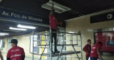 Plan de Embellecimiento aborda estaciones en la Línea 1 del Metro de Caracas