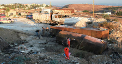 Explosión de tanque de combustible deja 28 muertos y 79 heridos en norte del Líbano