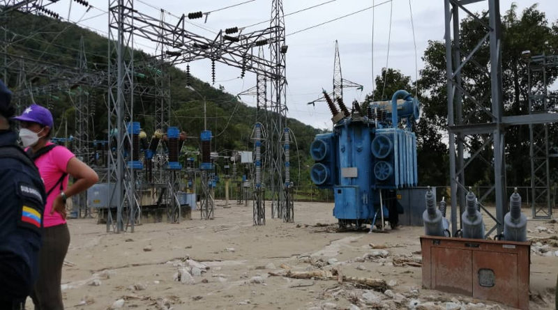 Gobierno Nacional activa equipo técnico y maquinaria para la recuperación de la Subestación eléctrica de Tovar en Mérida