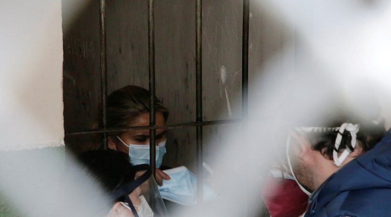 La expresidenta de facto de Bolivia, Jeanine Áñez, en La Paz, el 13 de marzo de 2021 (David Mercado / Reuters)