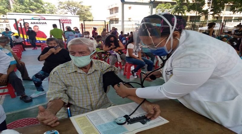 Familias aragüeñas de la Pedrera fueron beneficiadas con jornada de medicina integral