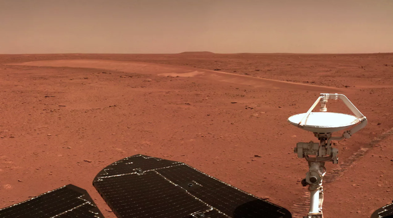 El rover chino Zhurong capta imágenes inéditas de Marte
