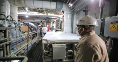 Supervisan trabajos de mantenimiento mayor en Planta Termoeléctrica India Urquía