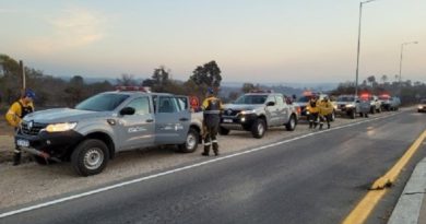 Disminuyen focos activos de incendios forestales en Córdoba, Argentina