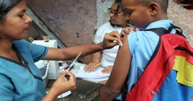 Venezuela iniciará vacunación de población infantil y juvenil de 3 a 18 años en octubre