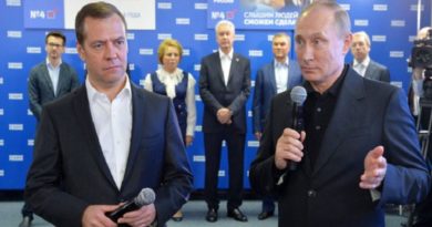 El Partido de Putin arrasa en las elecciones legislativas en Rusia