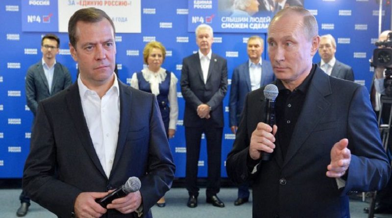 El Partido de Putin arrasa en las elecciones legislativas en Rusia