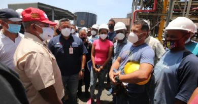 PUERTO CABELLO | Autoridades supervisan trabajos de mantenimiento mayoer en Planta Termocarabobo (