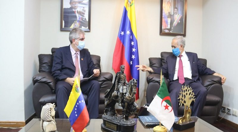 Venezuela y Argelia revisan agenda de cooperación bilateral en materia productiva