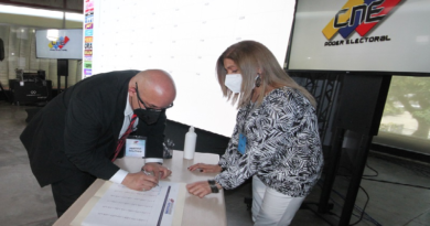 CNE realiza Acto de Escogencia de posición en la boleta electoral