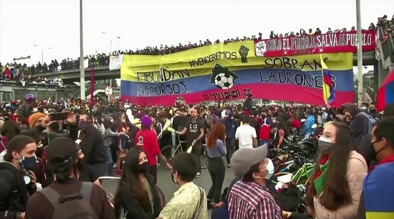 COLOMBIA | Estallan disturbios tras reinicio de protestas ciudadanas contra gobierno de Iván Duque