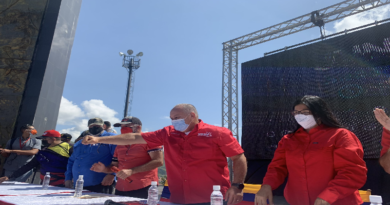 Realizan acto de abanderamiento y juramentación del Comando de Campaña "Aristóbulo Istúriz"