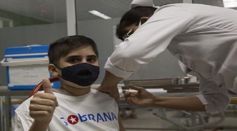 Cuba avala uso de emergencia de Soberana 02 en edad pediátrica