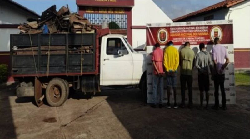 Retienen 3.500 kilogramos de material estratégico tipo chatarra en Apure