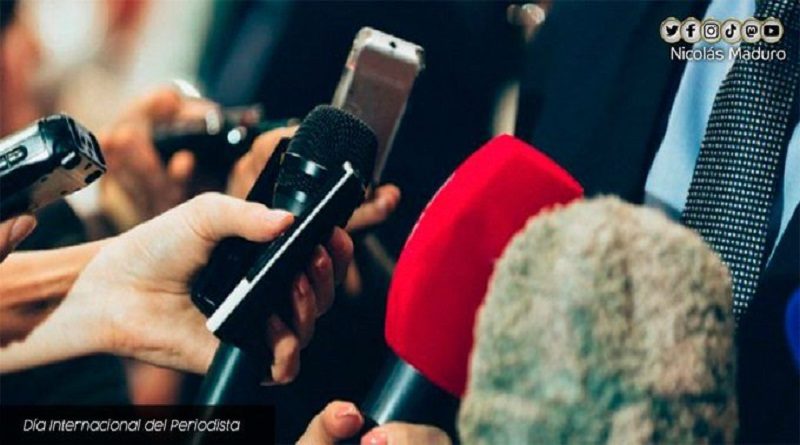 Venezuela reconoce la labor de los periodistas en su día quienes tienen la misión de mantener informados a los pueblos del mundo