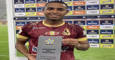 Yohandry Orozco guio triunfo del Tolima 2-0 sobre Envigado
