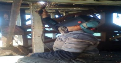 Realizan labores de mantenimiento en la nueva Conferry de Punta de Piedras