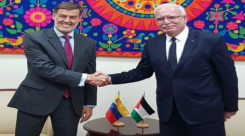 Venezuela y Palestina estrechan lazos de amistad