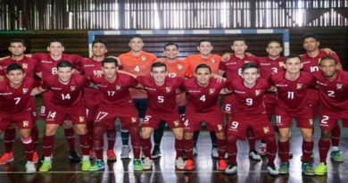 La Vinotinto de FUTSAL se enfrenta a Lituania este domingo en el inicio del mundial de Fútbol Sala