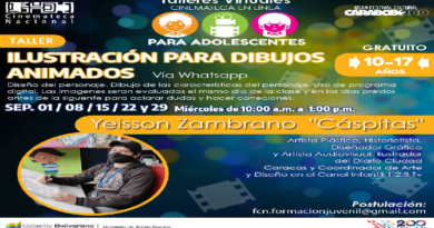 Cinemateca invita a los jóvenes a participar de talleres virtuales en septiembre