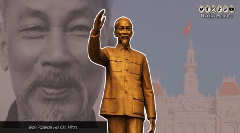 Venezuela rinde homenaje al líder vietnamita Ho Chí Minh a 52 años de su siembra