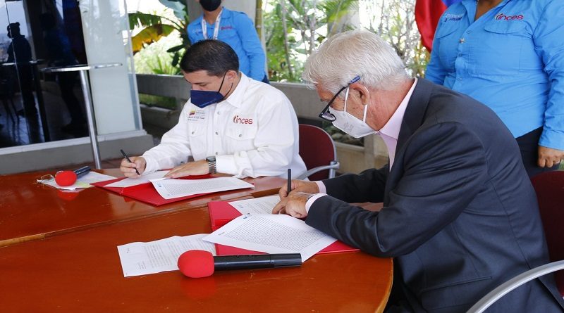 Inces y Telefónica firman convenio para fomentar el desarrollo de competencias digitales en juventud venezolana