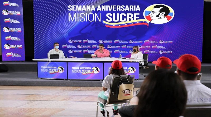 Presidente Maduro celebra 18 aniversario de la Misión Sucre que permitió la transformación universitaria en Venezuela