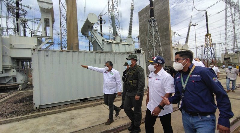 Gobierno Nacional inspecciona complejo hidroeléctrico del Bajo Caroní en Bolívar