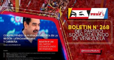Edición número 268 del PSUV destaca los avances en la construcción de un nuevo mundo multipolar