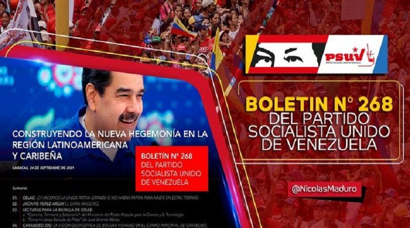 Edición número 268 del PSUV destaca los avances en la construcción de un nuevo mundo multipolar