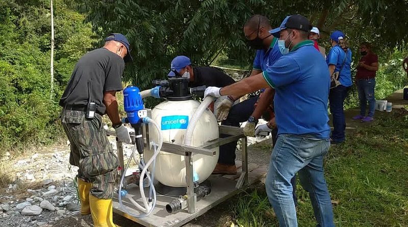 Instalan Planta Potabilizadora de agua para atender a población del municipio Tovar en Mérida