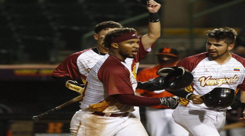Venezuela se impuso en su debut 9-4 a Países Bajos en el Mundial Sub-23