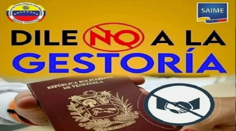 Saime exhorta a venezolanos a no caer en falsa asignación de citas para pasaportes