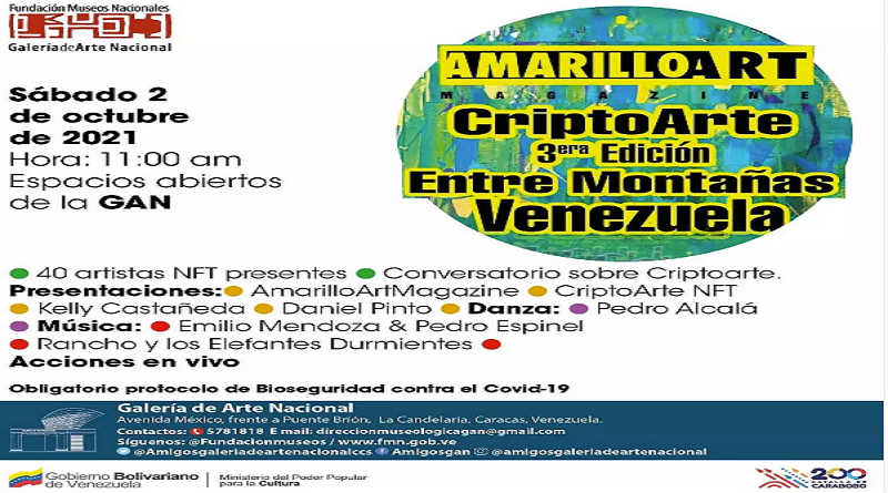 FMN celebra 3era edición de Cripto Arte Entre Montañas Venezuela