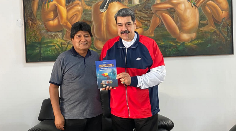 Presidente Maduro se reúne con Evo Morales