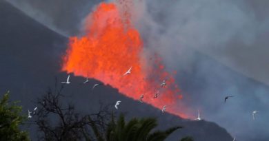 Nueva colada del volcán de La Palma avanza hacia el mar