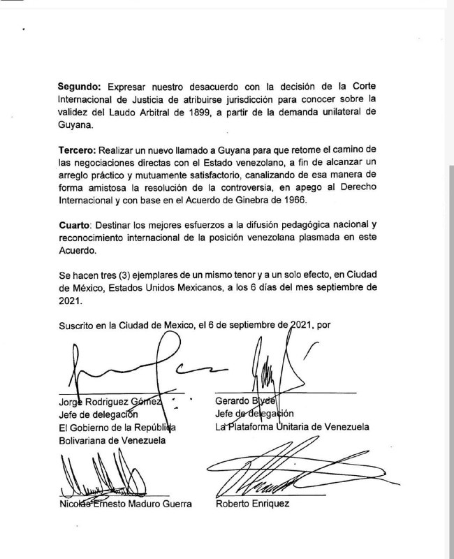 VENEZUELA LO VOLVIÓ A LOGRAR: Diálogo en México alcanza dos acuerdos tempranos sobre defensa del Esequibo y recuperación de activos secuestrados