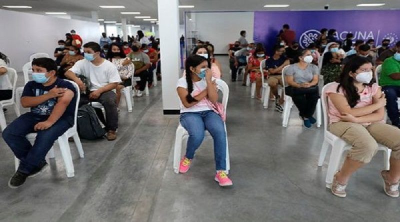 El Salvador inicia vacunación infantil contra la COVID-19
