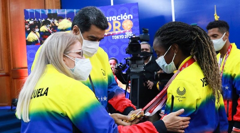 Bienvenida en Miraflores | Campeones Paralímpicos de Tokio 2020 condecorados con Orden Francisco de Miranda por la mejor actuación histórica de Venezuela